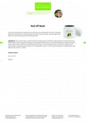 Krauterhaus Sanct Bernhardt Peel-off Mask, 100 мл