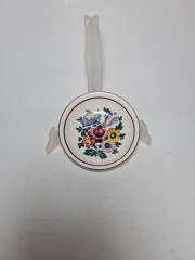 GMUNDNER Keramik Тарелочка для варенья/закусок &quot;Разноцветные цветы&quot; 13,5см, 1950-60гг.