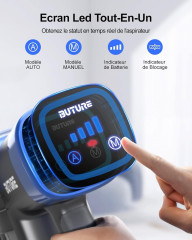 Laresar Laresar Akku-Hand-und Stielstaubsauger, Akku Staubsauger 450W/33000pa,Staubsauger Kabellos bis zu 55 Min. Laufzeit,Kabelloser Staubsauger,Touchscreen  Беспроводной ручной и стержневой пылесос Laresar, беспроводной пылесос 450 Вт/33000 Па, беспрово