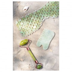 Earth Harbor Island Jade Gemstone Eye Mask  Исландская маска для глаз с нефритовым камнем