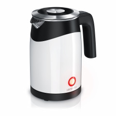 Arendo Arendo Wasserkocher, 0,5 l, 1100 W, Edelstahl Reisewasserkocher Mini, Temperatureinstellung, Single, Doppelwandig | Warmhaltefunktion | mit Akustischem Signal  Чайник Arendo, 0,5 л, 1100 Вт, мини-дорожный чайник из нержавеющей стали, регулировка те