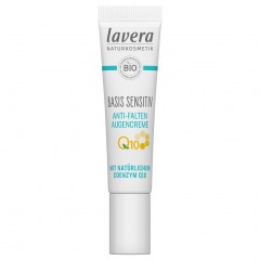 lavera Basis Sensitive Anti-Falten Augencreme Q10  Базовый крем для чувствительной кожи вокруг глаз против морщин Q10