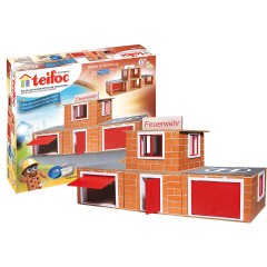 teifoc Teifoc Steinbaukasten Feuerwehr-Station Каменный строительный комплект Teifoc для пожарной части