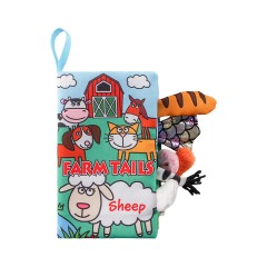 Vetaka Babybuch mit Tierschwanz fur Kinder Детская книга с хвостом животного для детей