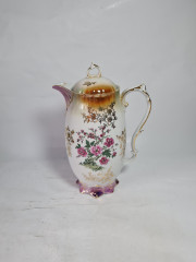Сервиз кофейный винтажный Im Stil Limoges на 6 персон, чайник и кофейные пары (6 шт.), фарфор, Германия, 1960-70гг.