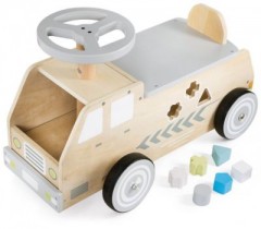mamabrum Aufsitzauto aus Holz Rutschauto mit Aufbewahrungsfach Деревянная ездовая машина с багажным отделением