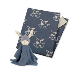 Sterntaler Strick Schmuse-Set Esel Emmi 2-tlg. dunkelblau Spieldecken Вязаный комплект для объятий Ослик Эмми из 2-х предметов. темно-синие игровые коврики
