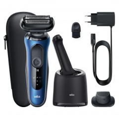 Braun Elektrischer Rasierer fur Manner quot;Series 6 60-B7200ccquot; in Blau  Электробритва для мужчин quot;Серия 6 60-B7200ccquot; в синем