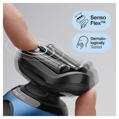 Braun Elektrischer Rasierer fur Manner quot;Series 6 60-B7200ccquot; in Blau  Электробритва для мужчин quot;Серия 6 60-B7200ccquot; в синем