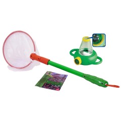 Edu-Toys Teleskopkescher mit 2-Wege-Betrachter Телескопический подсак с двусторонним просмотром