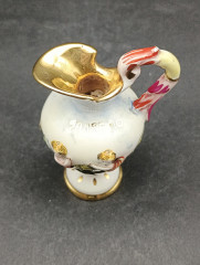 Ваза-кувшин винтажная малая Capodimonte &quot;Санремо&quot;, фарфор, 11 х 6.5 см, Италия, 1960-70гг.