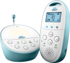 Philips AVENT DECT с Smart Eco Mode  Alarmfunktion, Радионяня с Часами и Будильником1 шт