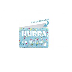 dubistda Greifling aus Holz mit Namen personalisiert Деревянная игрушка для захвата