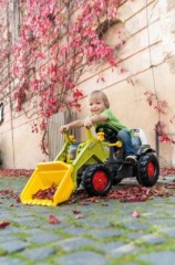 Rolly Toys rollyKid Trettraktor Claas Elios mit Frontlader Педальный трактор rollyKid Claas Elios с фронтальным погрузчиком