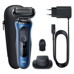Braun Elektrischer Rasierer fur Manner quot;Series 6 60-B1200squot; in Blau  Электробритва мужская &amp;quot;Series 6 60-B1200s&amp;quot; в синем