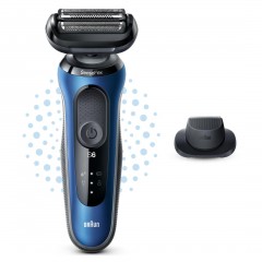 Braun Elektrischer Rasierer fur Manner quot;Series 6 60-B1200squot; in Blau  Электробритва мужская &amp;quot;Series 6 60-B1200s&amp;quot; в синем