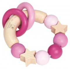 Selecta bellybutton Greifling Glucksgriff rosa пупок ручка игрушка лаки хват розовый
