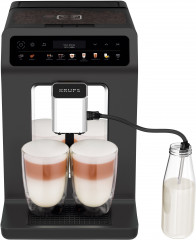 Krups Krups Kaffeevollautomat EA895N Evidence One, inkl. 250 gr ESPRESSO KAFFEE im Wert von UVP € 6,99  Полностью автоматическая кофемашина Krups EA895N Evidence One, включая 250 г КОФЕ ЭСПРЕССО — рекомендуемая розничная ена 6,99 евро.