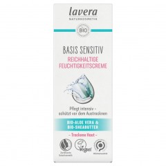 lavera basis sensitiv Reichhaltige Feuchtigkeitscreme  основа sensitiv Насыщенный увлажняющий крем