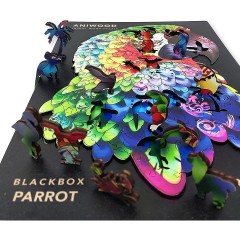 ANIWOOD Holz-Puzzle Papagei M (121 Teile) Деревянный пазл Parrot M (121 деталь)