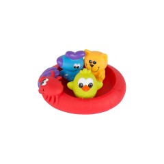 Playgro Badespielzeug 3 Schwimmende Freunde Игрушки для купания 3 друга по плаванию