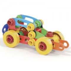 Quercetti 72-tlg. Baukasten Tecno Jumbo Spielzeugauto 72 шт. Набор для сборки игрушечной машинки Tecno Jumbo