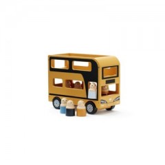 Kids Concept Doppeldeckerbus Aiden aus Holz mit Zubehor Spielzeugautos Деревянный двухэтажный автобус Эйден с принадлежностями машинки