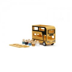Kids Concept Doppeldeckerbus Aiden aus Holz mit Zubehor Spielzeugautos Деревянный двухэтажный автобус Эйден с принадлежностями машинки