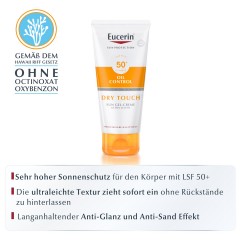 Eucerin Sun Gel-Creme Oil Control Body LSF 50+  Солнцезащитный гель-крем против жирного блеска для тела SPF 50+