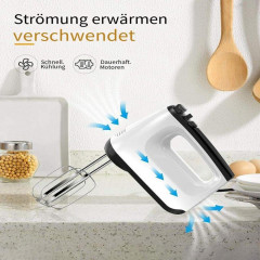 Einemgeld Einemgeld Handmixer Handmixer, Handruhrgerat mit 6 Geschwindigkeitsstufen, Handruhrer  Ручной миксер Einemgeld, ручной миксер с 6 уровнями скорости, ручной миксер