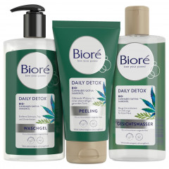 Biore Bio-Cannabis-Sativa Samenol Waschgel  Органический гель для умывания с маслом семян конопли Sativa