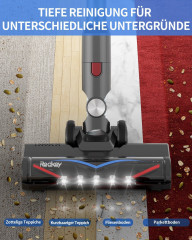 Redkey Redkey Akku-Stielstaubsauger P9, 350,00 W, 8 in 1 Staubsauger kabellos, 30KPa Akku Staubsauger mit LED-Burste, 2600 mAh Wechselakku,Duale HEPA-Filtration, Wandhalterung  Беспроводной пылесос Redkey P9, 350,00 Вт, беспроводной пылесос 8 в 1, аккумул
