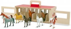 Melissa  Doug Turnierpferdestall aus Holz Деревянные турнирные конюшни
