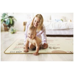 mamabrum Doppelseitige Schaummatte 180 x 150 x 2 cm Rutschfest Двухсторонний поролоновый коврик 180 x 150 x 2 см Нескользящий
