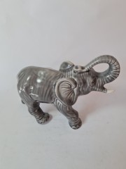 Sitzendorfer Фарфоровая статуэтка &quot;Слон&quot;, серая, 18см х 23см, Германия, 1970-80гг.