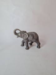 Sitzendorfer Фарфоровая статуэтка &quot;Слон&quot;, серая, 18см х 23см, Германия, 1970-80гг.