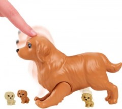 Mattel Barbie Puppe (blond) mit Hund  Welpen Кукла Барби (блондинка) с собачьими щенками
