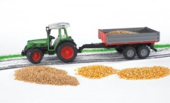 Bruder BRUDER 02104 Fendt 209 S mit Bordwandanhanger BRUDER 02104 Fendt 209 S с боковым прицепом