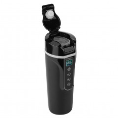 PRANITE PRANITE Wasserkocher Auto-Wasserkocher fur den Gebrauch und den Hausgebrauch, 90,00 W, Heizbecher Temperaturgesteuerter Zigarettenanzunder 12V  PRANITE Чайник Автомобильный чайник для использования и домашнего использования, 90,00 Вт, прикуривател
