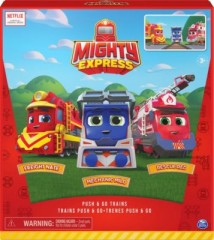 Spin Master Mighty Express Push-and-Go Zuge 3er Set Поезда Mighty Express Push and Go, набор из 3 шт.