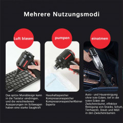 Yoyaxi Yoyaxi Akku-Handstaubsauger Auto-Staubsauger, 50,00 W, 12000PA Leistungsstarke Absaugung,3 IN 1 Staubsauger,2000mah  Беспроводной ручной пылесос Yoyaxi, автомобильный пылесос, 50,00 Вт, мощное всасывание 12000 Па, пылесос 3 В 1, 2000 мАч