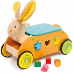 Small Foot Rutscher Hase mit Steckspiel Кролик-слайдер с подключаемой игрой