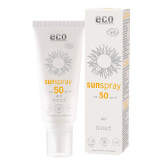 Eco Cosmetics Sonnenspray LSF50 Q10 getont 100ml  Солнцезащитный спрей SPF50 Q10 тонизирующий 100мл
