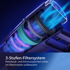 Philips Philips Nass-Trocken-Akkusauger XC3133/01 Aqua 3000 Series, 50,4 W, beutellos, mit LED-Duse, digitalem Motor, Aqua-Modul, bis zu 60 Minuten Laufzeit  Беспроводной пылесос Philips для влажной и сухой уборки XC3133/01 Aqua 3000 Series, 50,4 Вт, без 