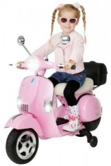 Actionbikes Motors Kinder Elektroroller Vespa PX150 Lizenziert Детский электрический самокат Vespa PX150 лицензированный