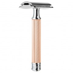 Muhle TRADITIONAL Rasierhobel R 89 Rosegold geschlossener Kamm  Безопасная бритва TRADITIONAL R 89, розовое золото, закрытый гребень