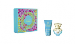 Versace Dylan Turquoise Geschenkset, Подарочный набор Версачи Туалетная вода спрей 30 мл + гель для тела 50 мл