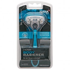 ISANA men Bodyrasierer Бритва для тела для мужчин со смазочной полоской 1 шт.