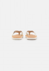 Tommy Hilfiger T-bar sandals feather white сандалии с Т-образной перемычкой перо белое