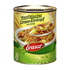 Erasco Вестфальская чечевица тушеная 800г